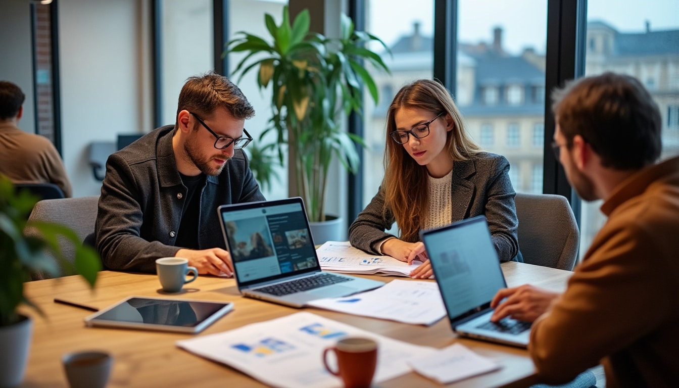 Illustration: Comment comparer les meilleures agences de communication digitale à Rouen ?