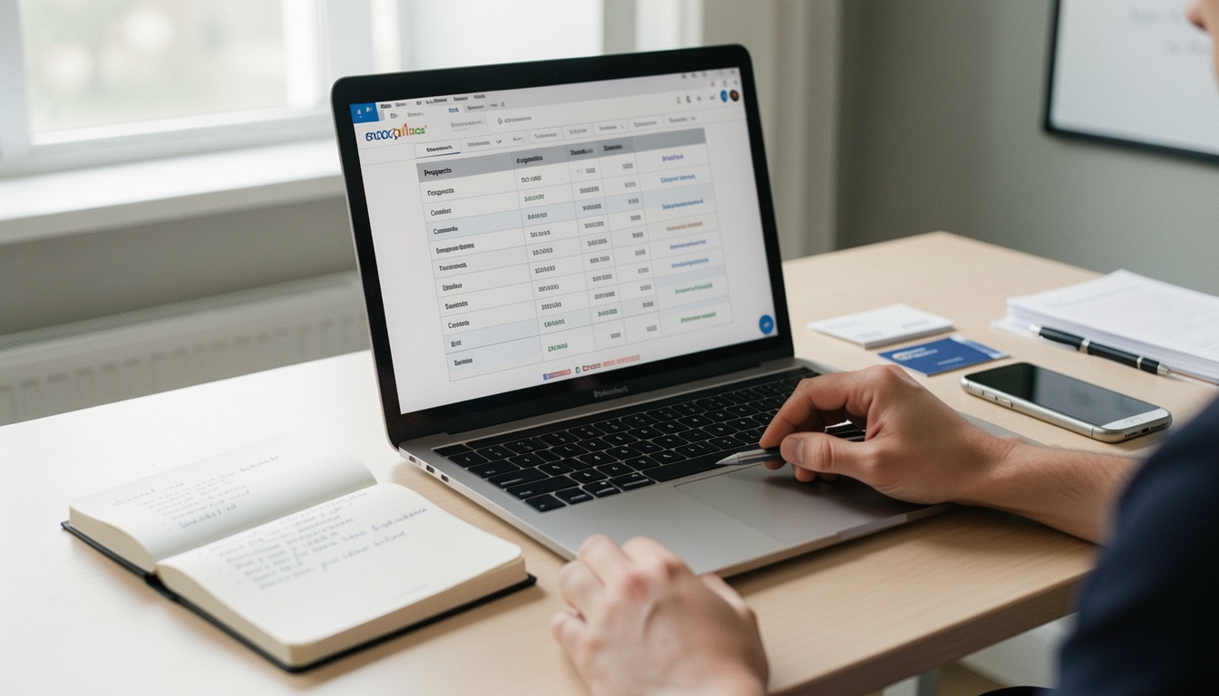 Fichier de prospection commerciale efficace et exploitable